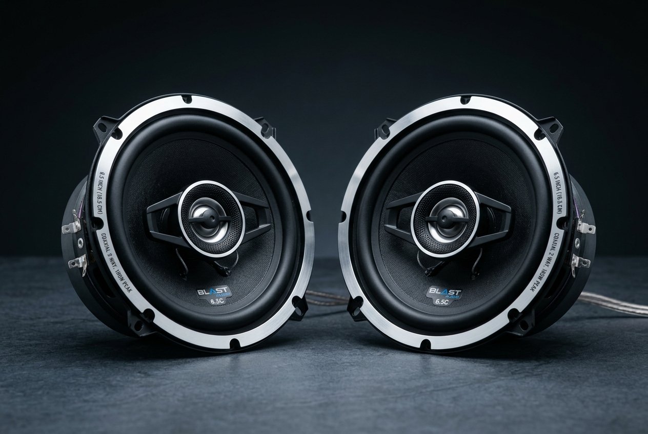 JBL 390W 6.5 inch coaxial car speakers pair at Car Street Kanpur
